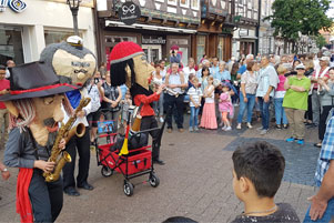 Die Sax Puppets bei der Streetparade Celle 2019