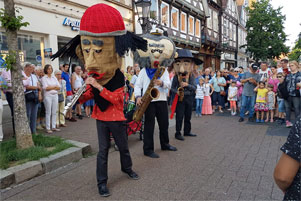 Die Sax Puppets bei der Streetparade Celle 2019